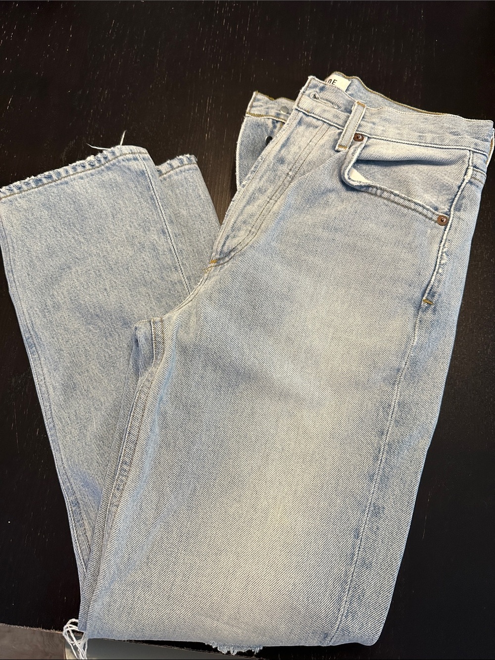Agolde Light Blue Straight Leg Women’s Jeans